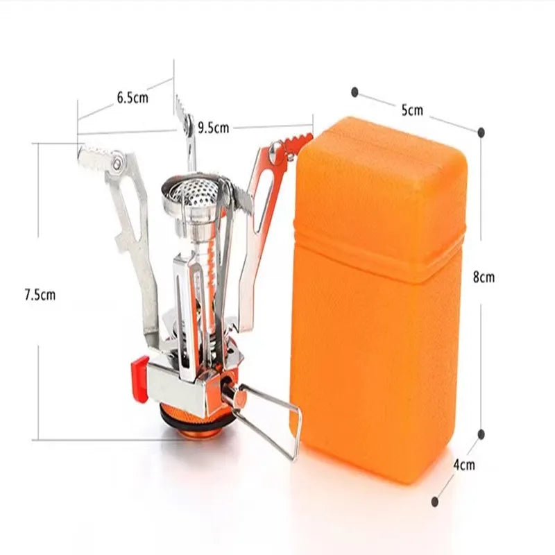 Portable Aluminium Alloy Camping Gas Stove Ultralight Outdoor Cooking Picnic Survival Burner