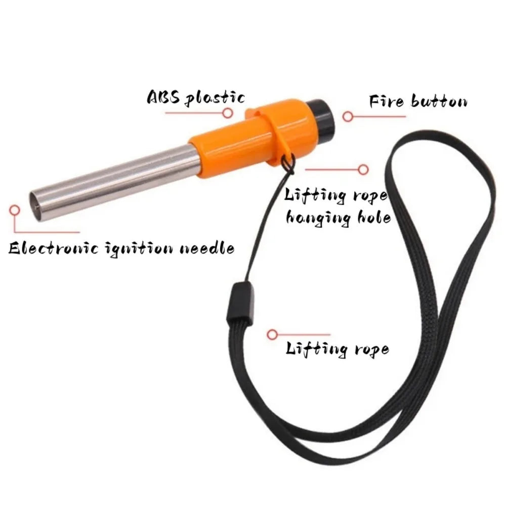 Portable Piezoelectric Pulse Igniter for Camping Stove BBQ Outdoor Kitchen