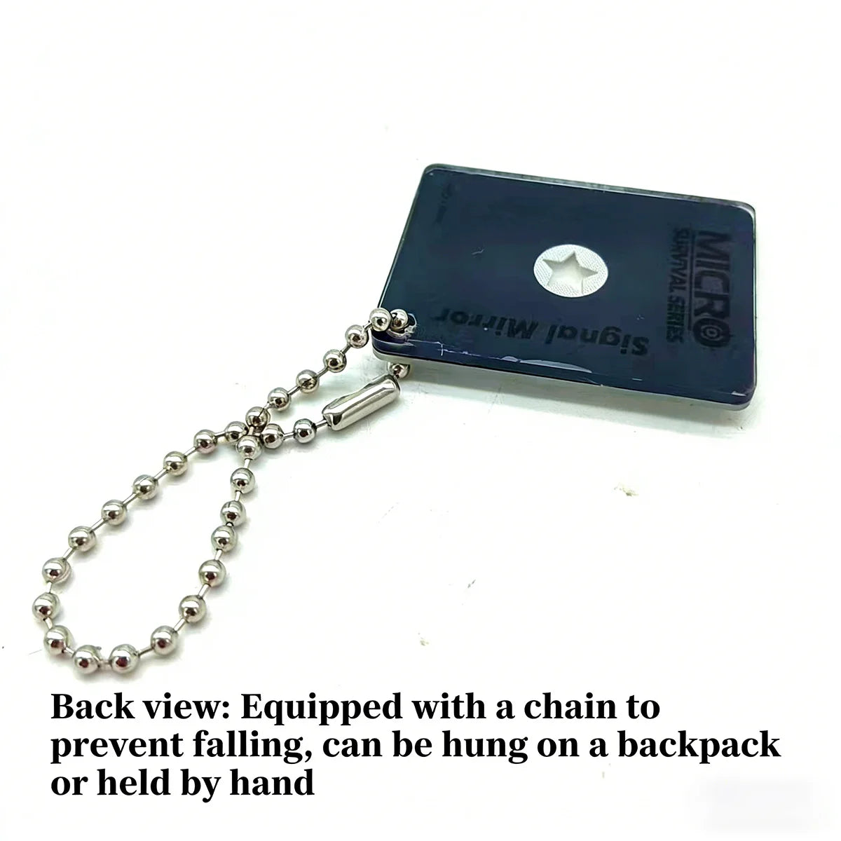 Multifunctional Emergency Signal Mirror Portable SOS Reflector for Camping Hiking Survival Rescue