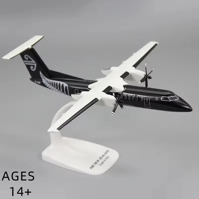1/100 Dash 8 Q300 Aircraft Model Airplane ABS Assembly Display Plane