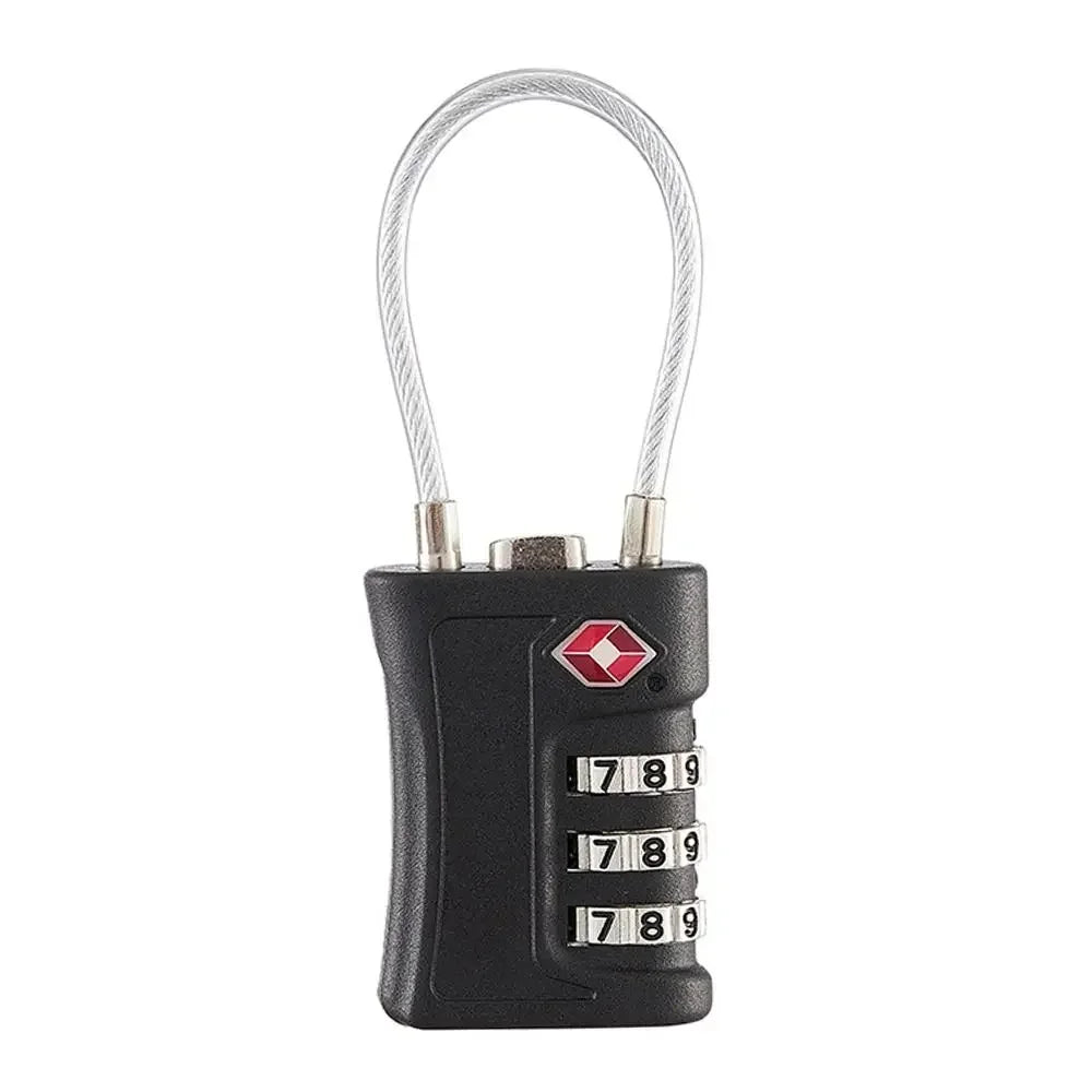 TSA 3 Digit Combination Luggage Lock Colourful Travel Suitcase Padlock Anti Theft Security