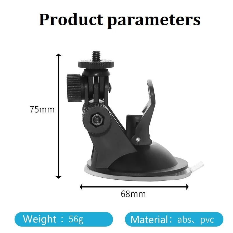 Action Camera Suction Cup Mount Car Windscreen Holder for GoPro 360 Cameras Kit VSVAW