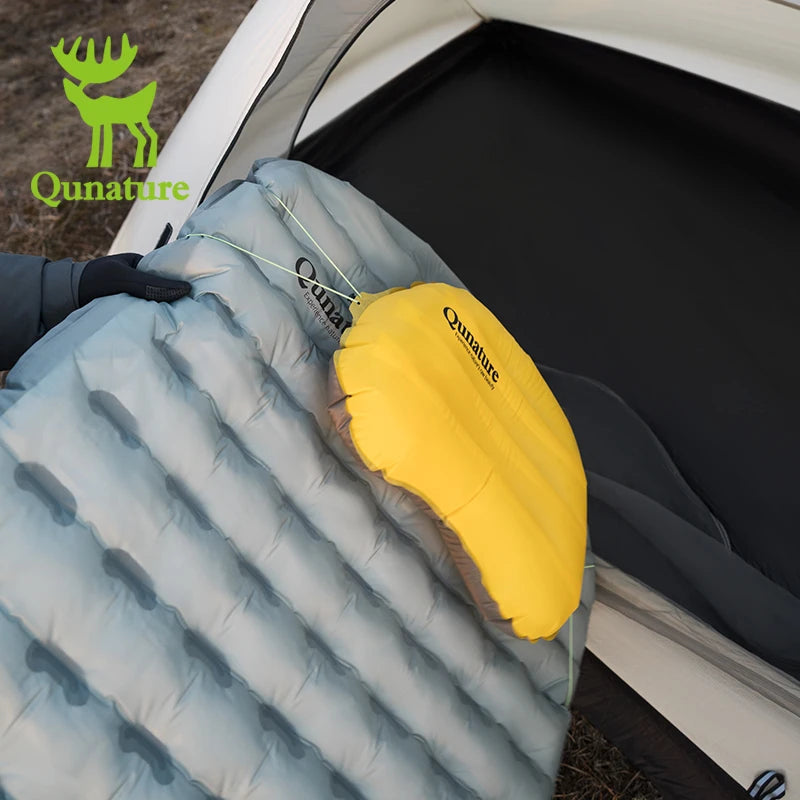 QUNATURE Inflatable Camping Pillow Lightweight Travel Hiking Backpacking Airplane