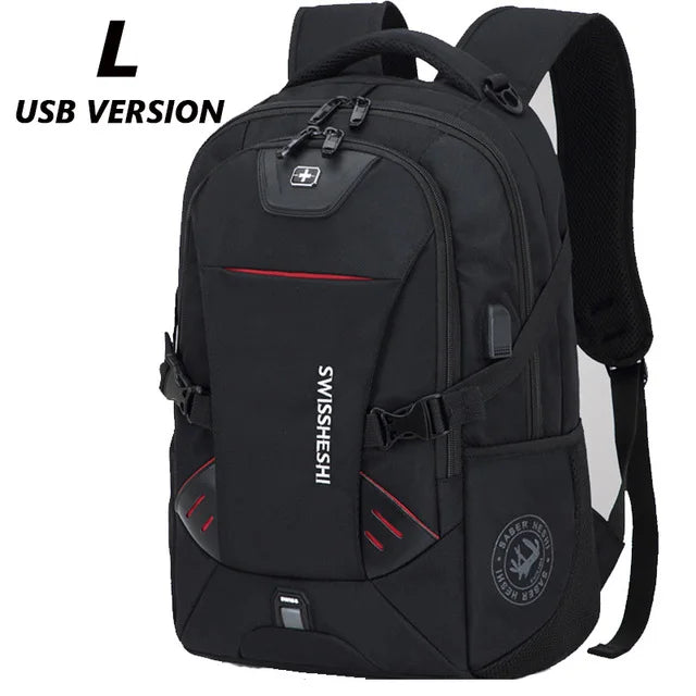 Anti Theft Laptop Backpack 17 Inch Waterproof USB Charging Business Travel Backpack with Air Cushion