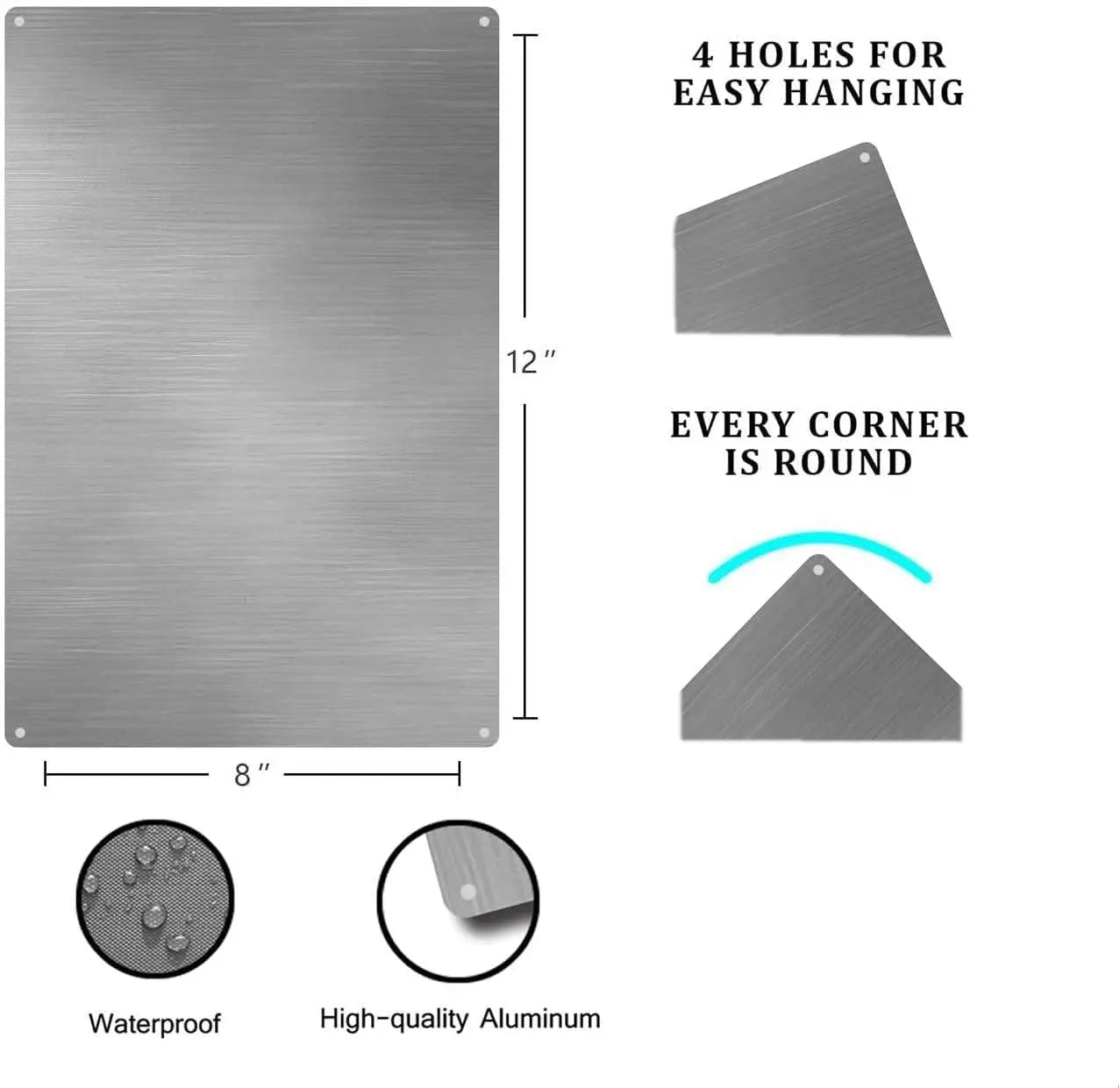 Putuo Decor Airplane Metal Tin Sign Easily Distracted Aviation Wall Art Decor