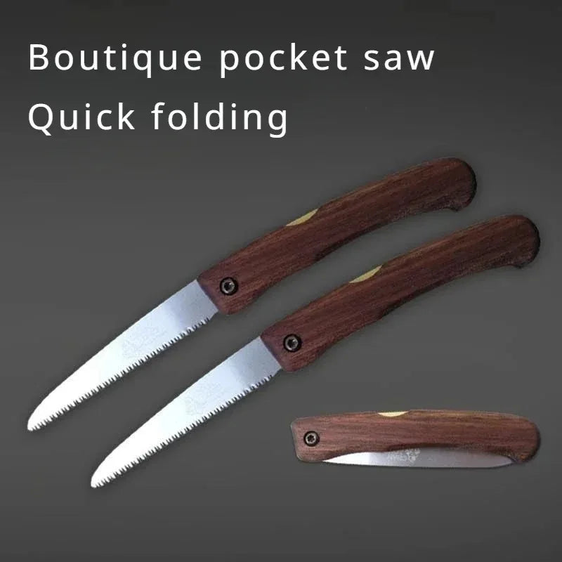 DUTRIEUX Mini Folding Saw Multifunction Sharp Wood Cutting Camping Garden Hand Tool Pruning