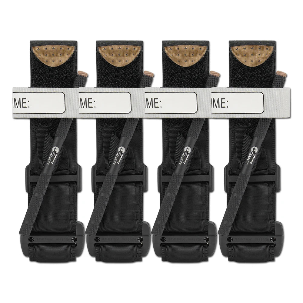 RHINO RESCUE Tactical Tourniquet Combat Hemostatic Control Single Handed First Aid Device