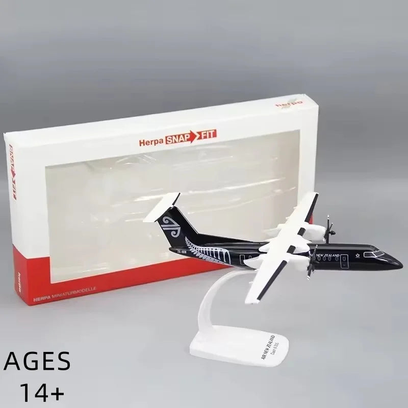 1/100 Dash 8 Q300 Aircraft Model Airplane ABS Assembly Display Plane