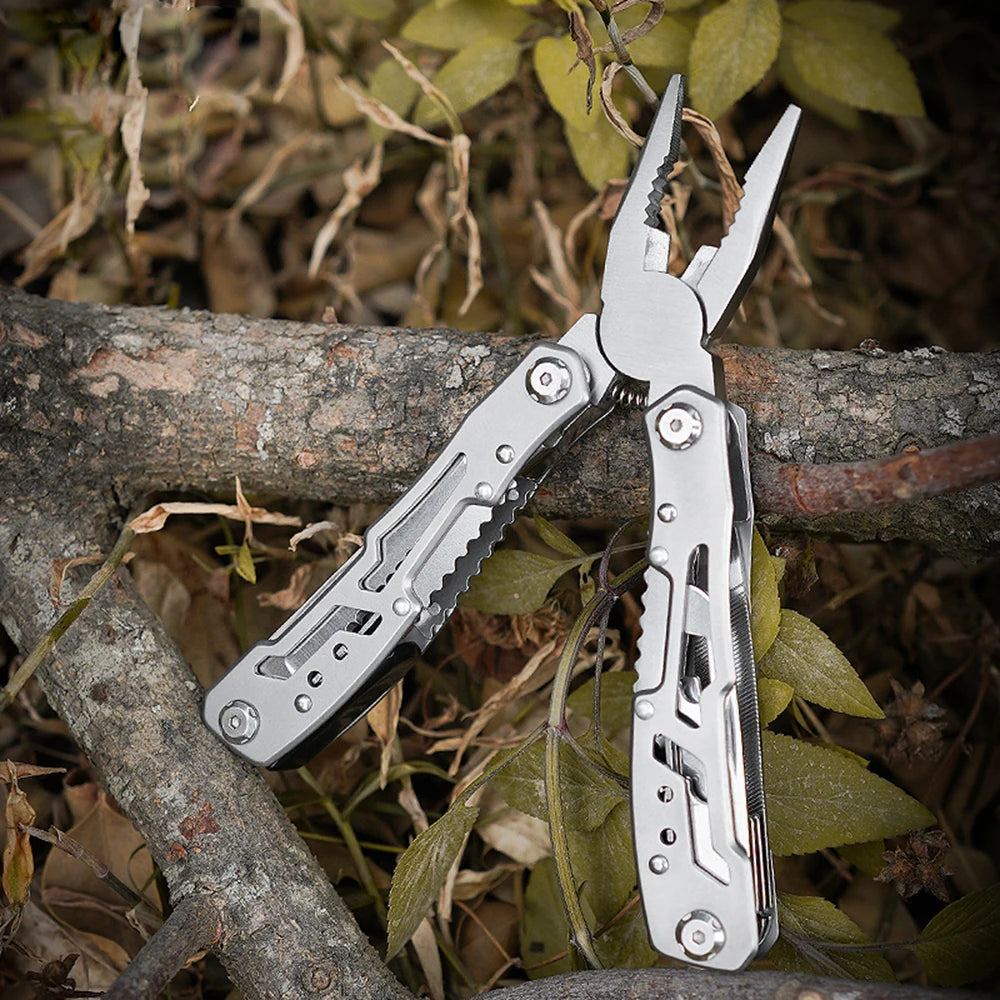 Multifunction Folding Pliers Pocket Knife Stainless Steel Outdoor Camping Survival Multi Tool