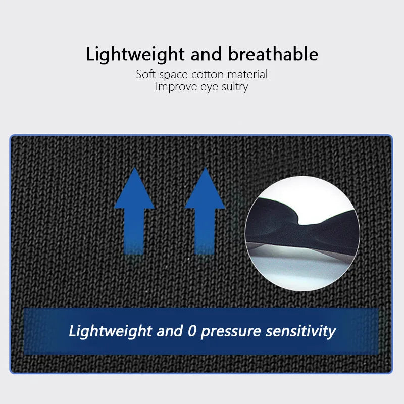 3D Sleeping Mask Light Blocking Eye Mask for Travel Flights Naps and Comfortable Rest