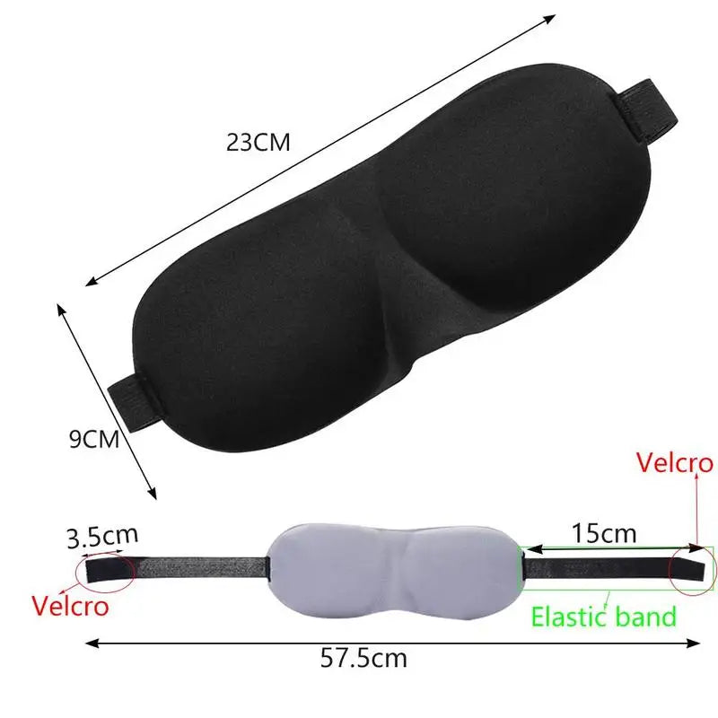3D Sleeping Mask Light Blocking Eye Mask for Travel Flights Naps and Comfortable Rest