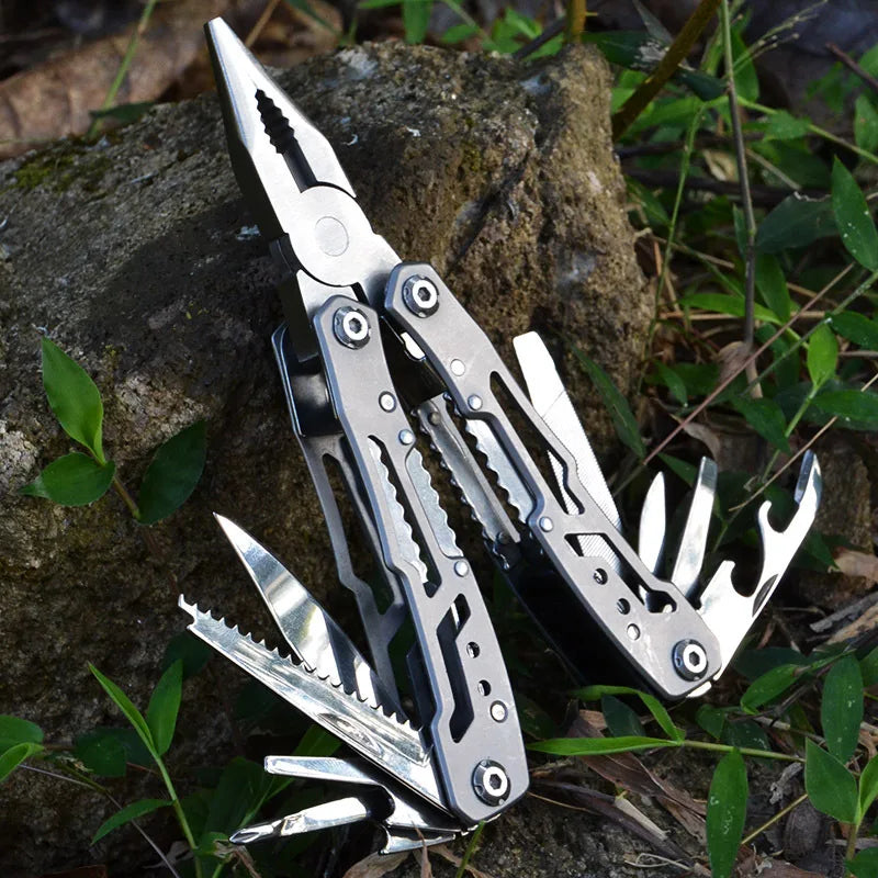 Multifunction Folding Pliers Pocket Knife Stainless Steel Outdoor Camping Survival Multi Tool
