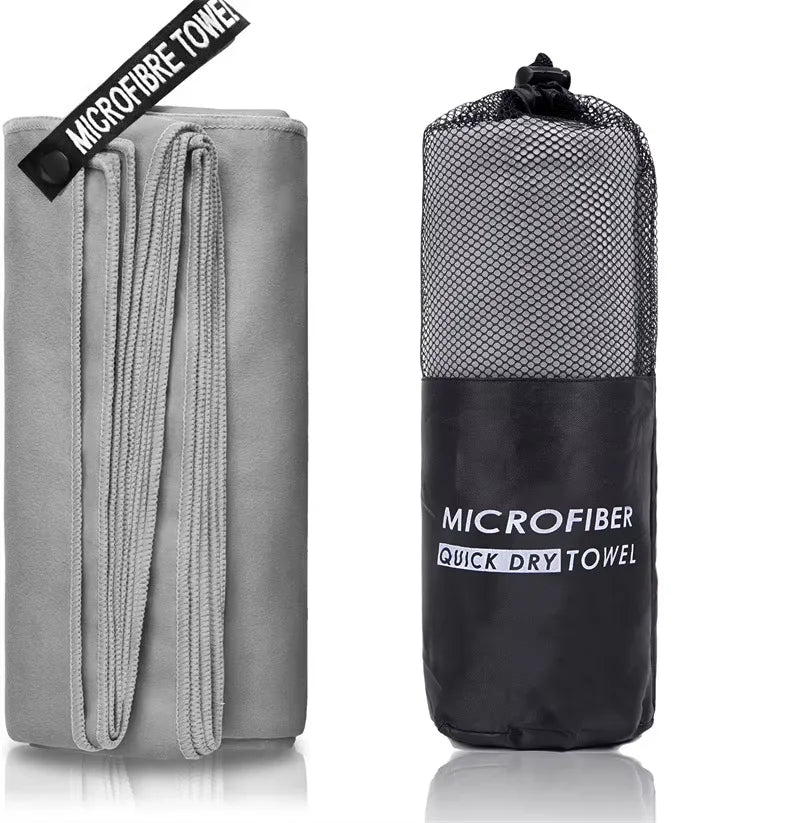 DUTRIEUX Microfiber Quick Dry Gym Towel Silver Ion Odour Free Absorbent