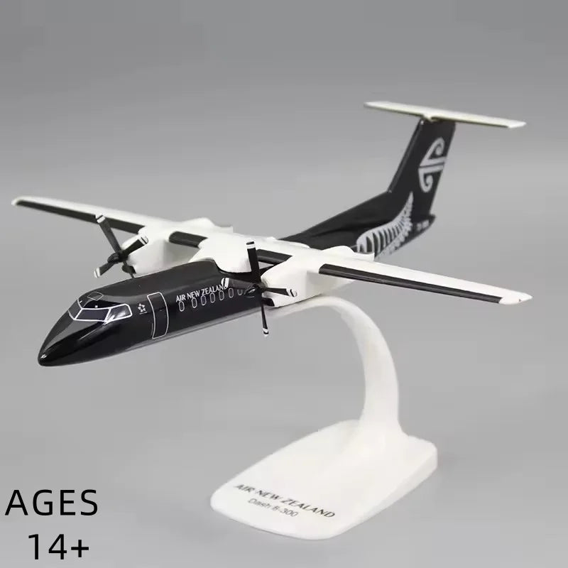 1/100 Dash 8 Q300 Aircraft Model Airplane ABS Assembly Display Plane