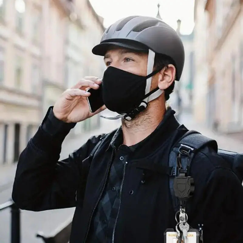 Retractable Heavy Duty Carabiner Keychain Steel Wire Pull Reel Ring