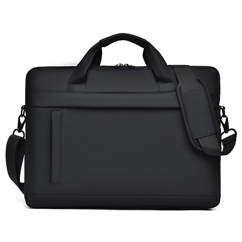 Men’s Minimalist Business Briefcase Shoulder Messenger Bag Large Office Tote 14 Inch Laptop Case
