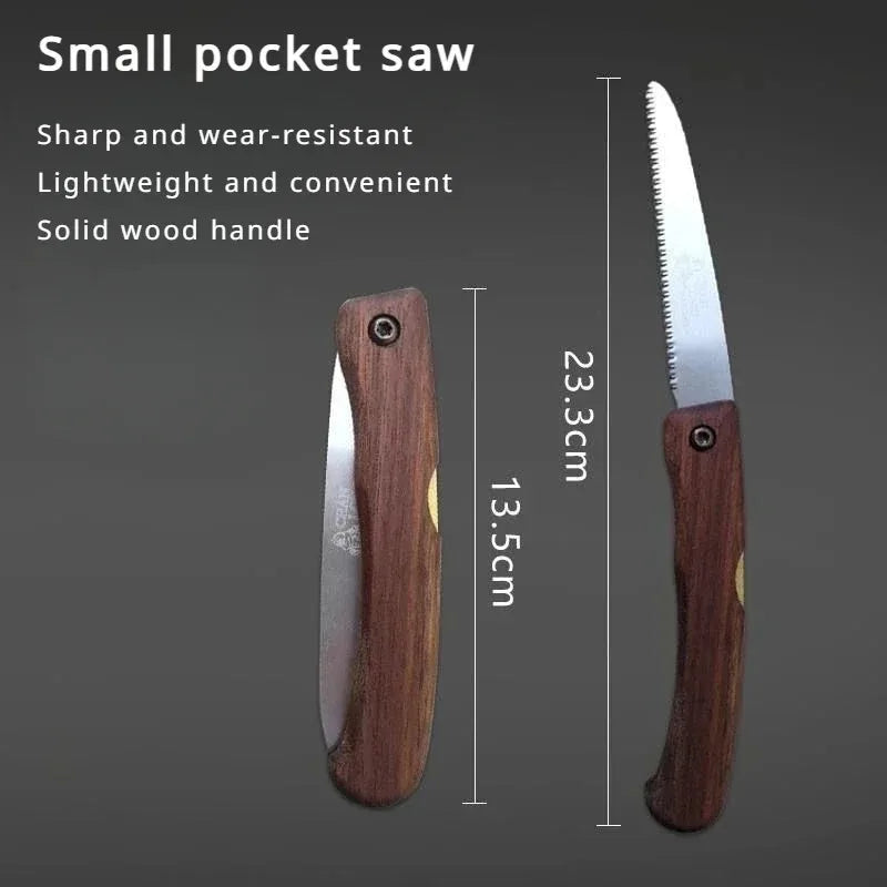 DUTRIEUX Mini Folding Saw Multifunction Sharp Wood Cutting Camping Garden Hand Tool Pruning